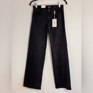 LETTERS TO JULIET GENOA WIDE LEG BLACK JEANS 26 #116